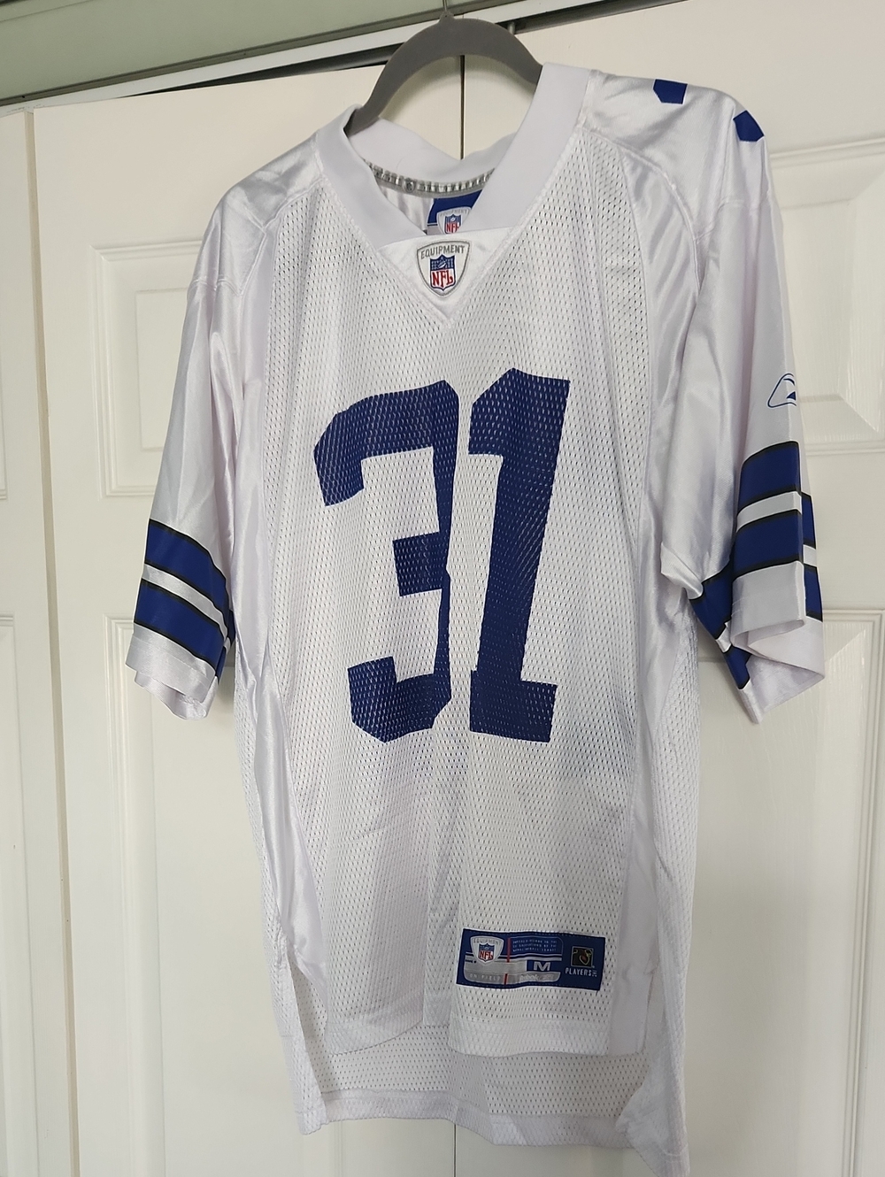 Reebok White and Blue #31 Cowboys R. Williams Mesh Football Jersey